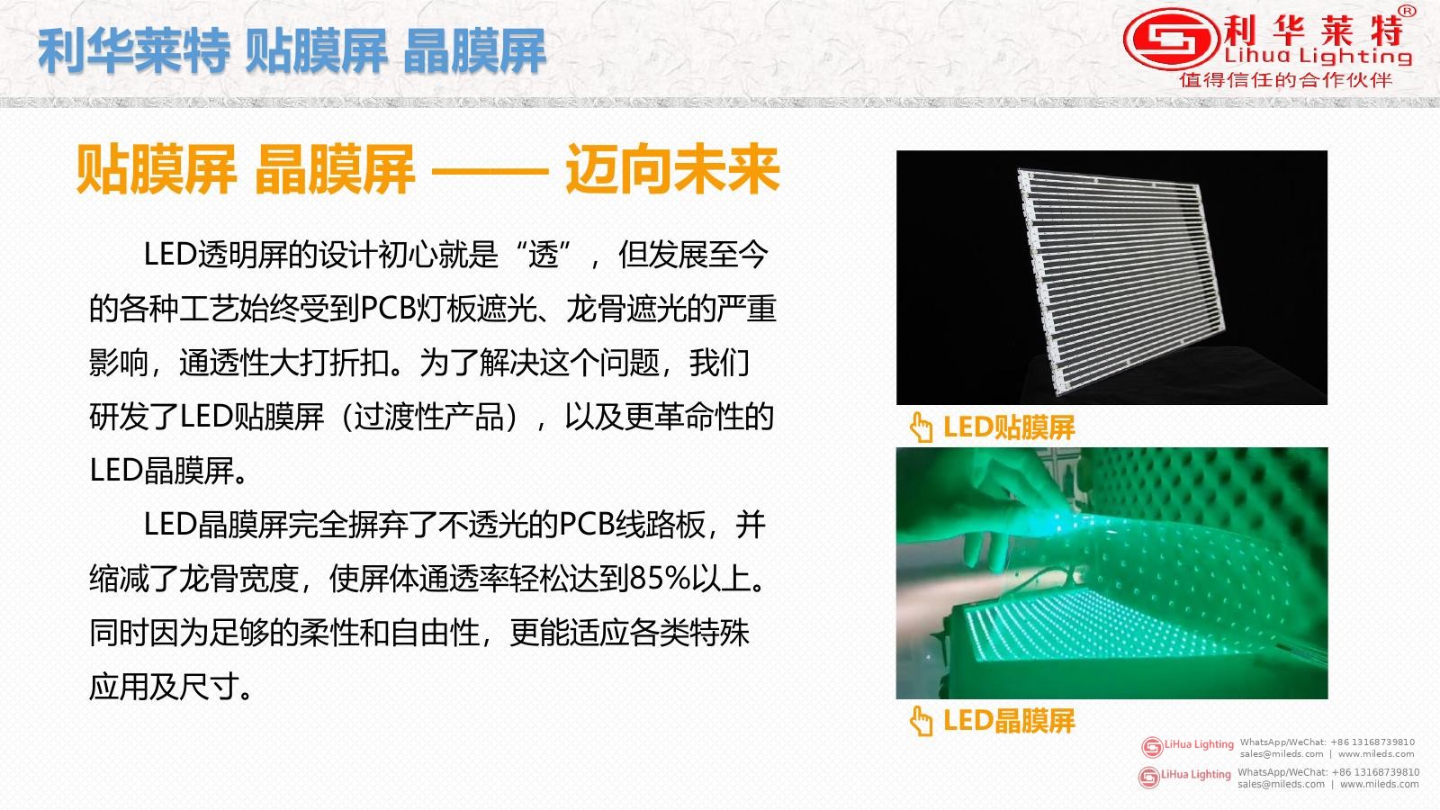 LH-CTJ LED Film Display (CTJ6–CTJ20) – LiHua Lighting