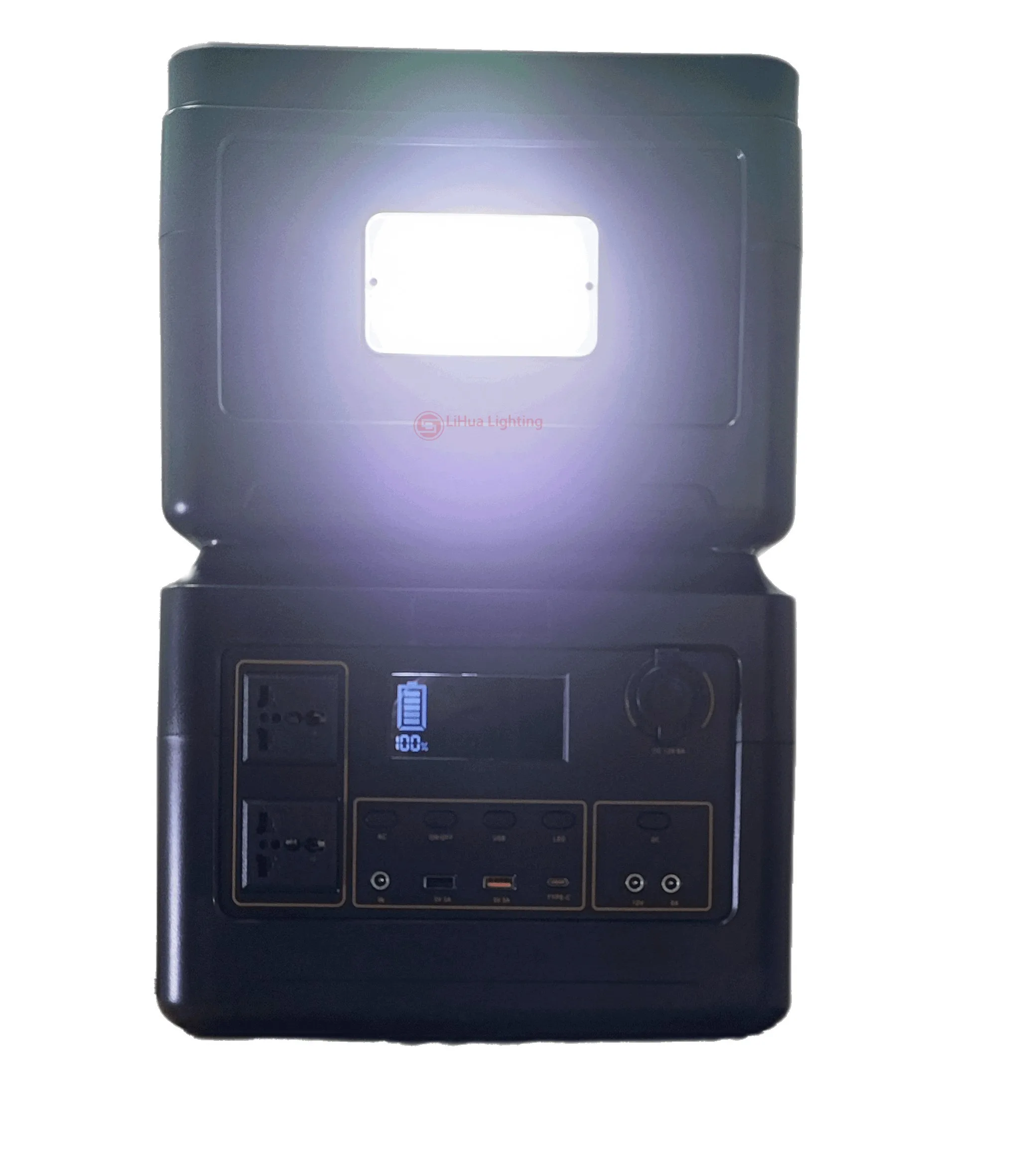LH-PPS-LT Portable Power Station with Flip-up LED Lamp
