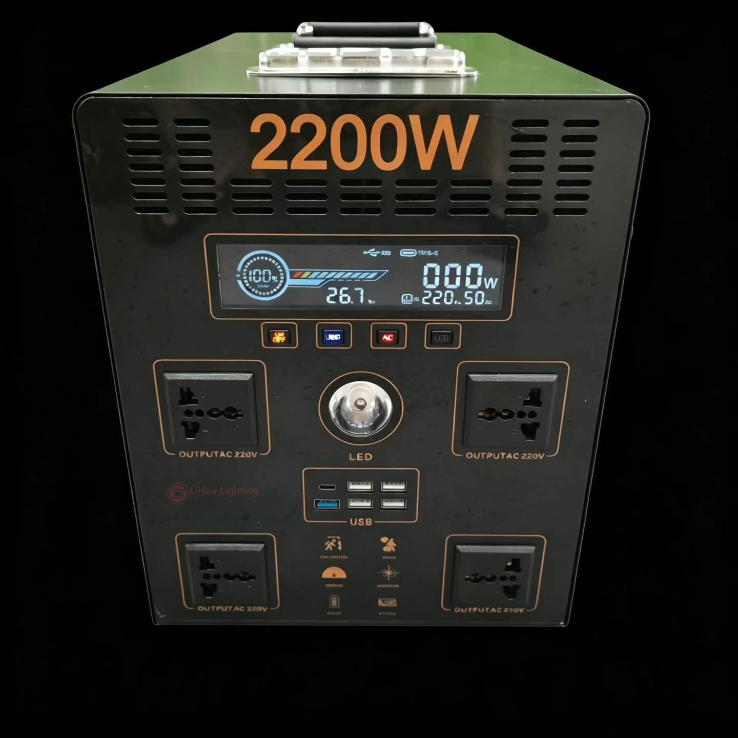 LH-PPS-HW High-Power Wheeled Portable Power Station Series – LiHua Lighting