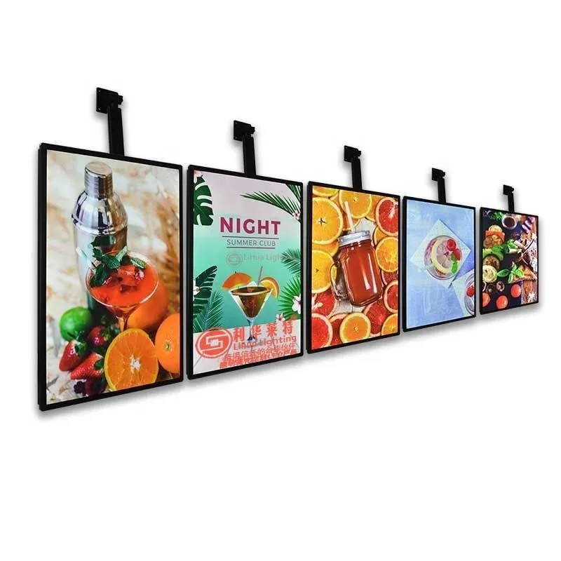 Tableaux de menu multi-panneaux suspendus LH-POSTER-H