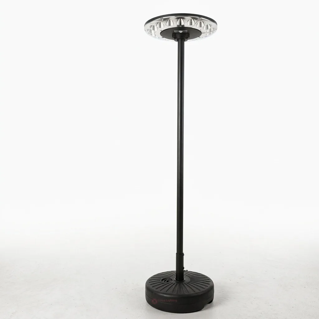 LH-MSC courtyard floor lamp with round base – LiHua Lighting