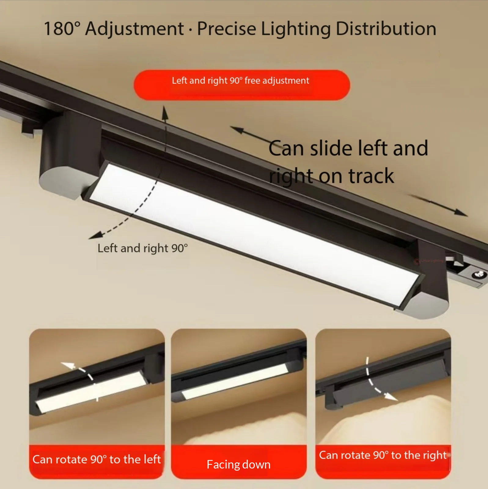 Магнитная трековая система освещения LH-MTL DC48V – LiHua Lighting