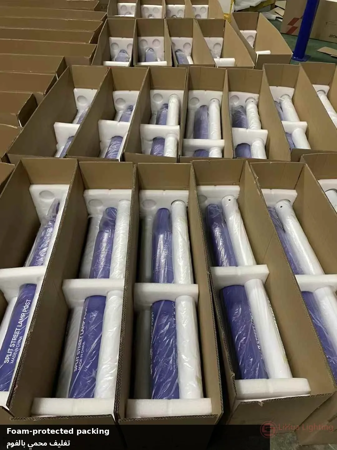 Foam-protected packing