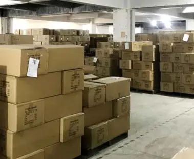 Finished goods warehouse – LiHua Lighting Jiangmen Factory