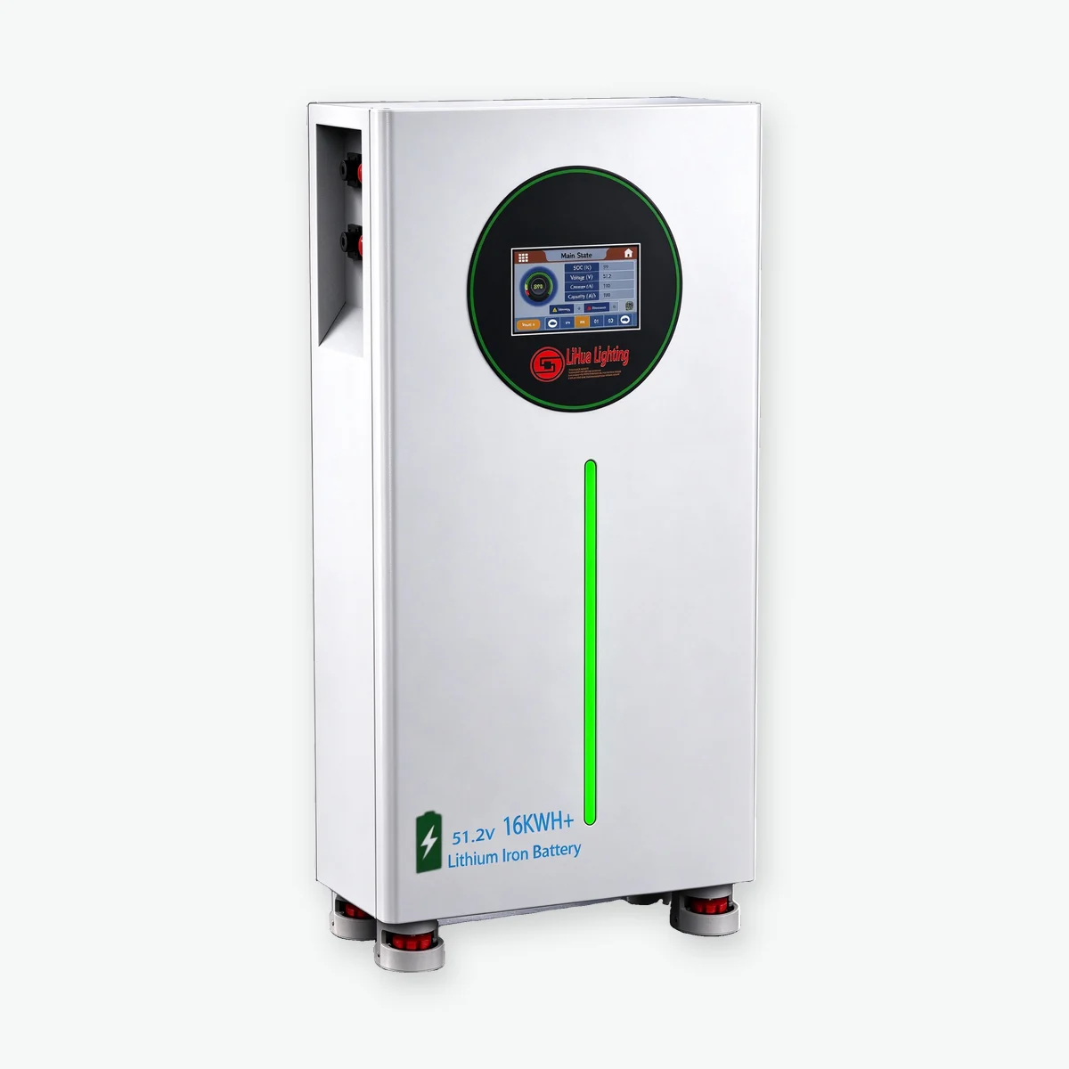 LH-51.2V-16KWH Wall-mounted LiFePO4 Home Battery 16kWh+ – LiHua Lighting