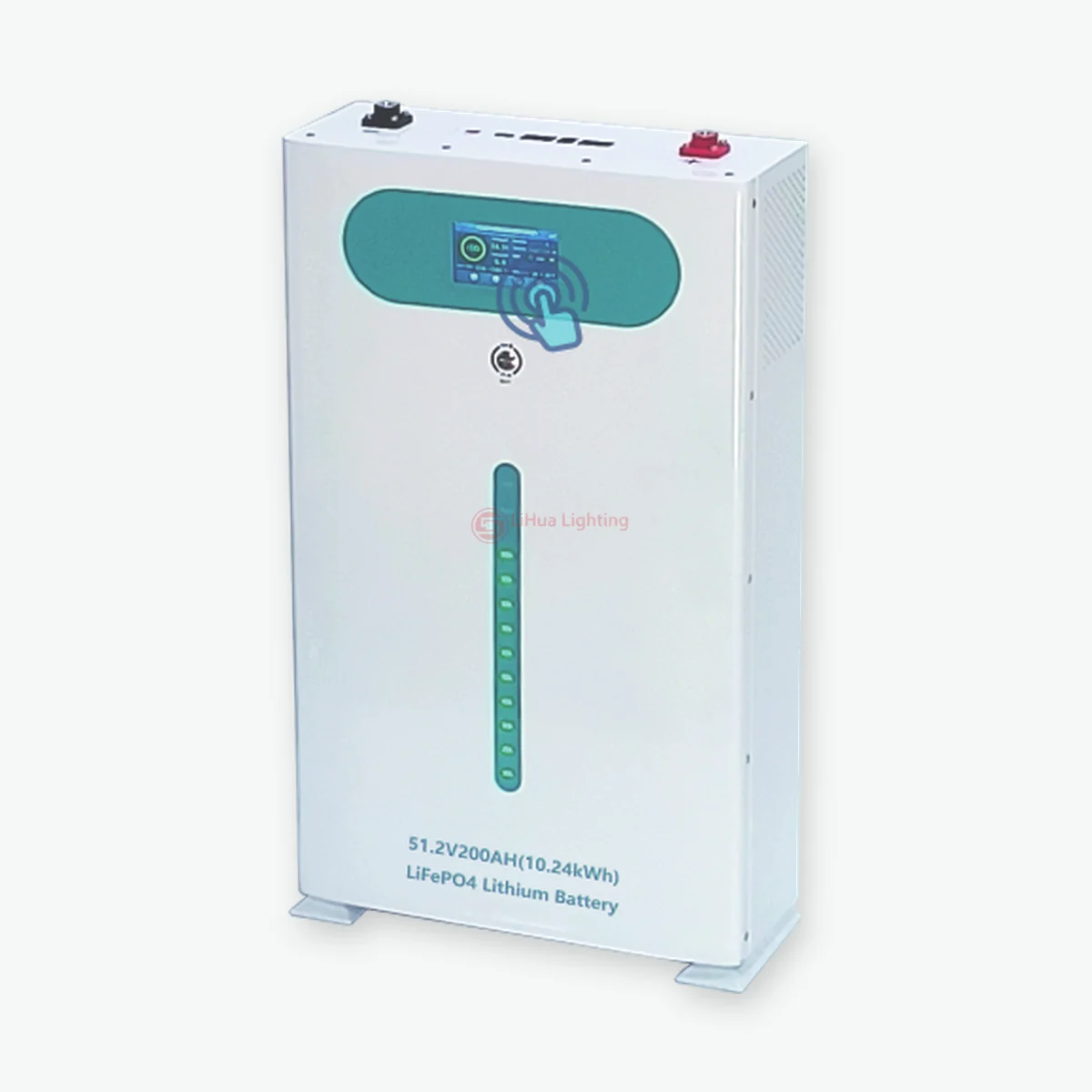 LH-51.2V200AH-LS 51.2V 200Ah Wall-mounted Home Battery (10.24kWh) – LiHua Lighting