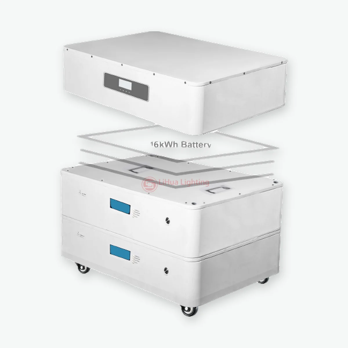 LH-51.2V314AH-S 51.2V 314Ah Stackable Home Battery (16kWh) – LiHua Lighting