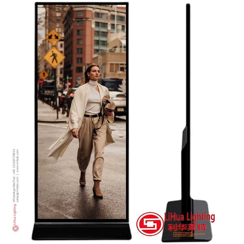 LH-POSTER-F floor standing LED poster display, ultra-thin – LiHua Lighting