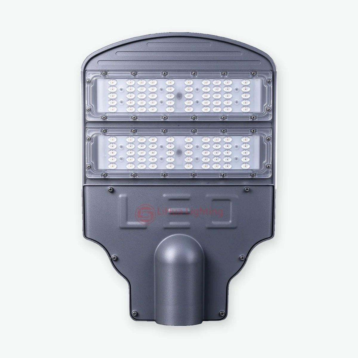 LH-RL202 2-module LED street light, front view – LiHua Lighting