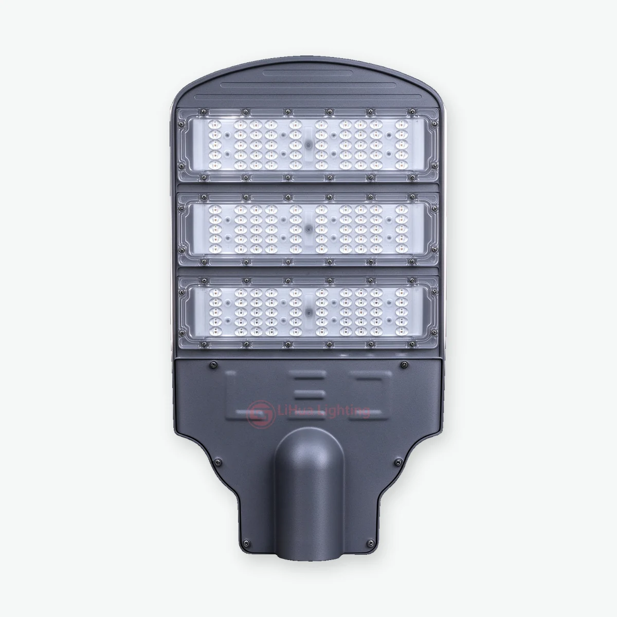 LH-RL203 3-module LED street light, front view – LiHua Lighting