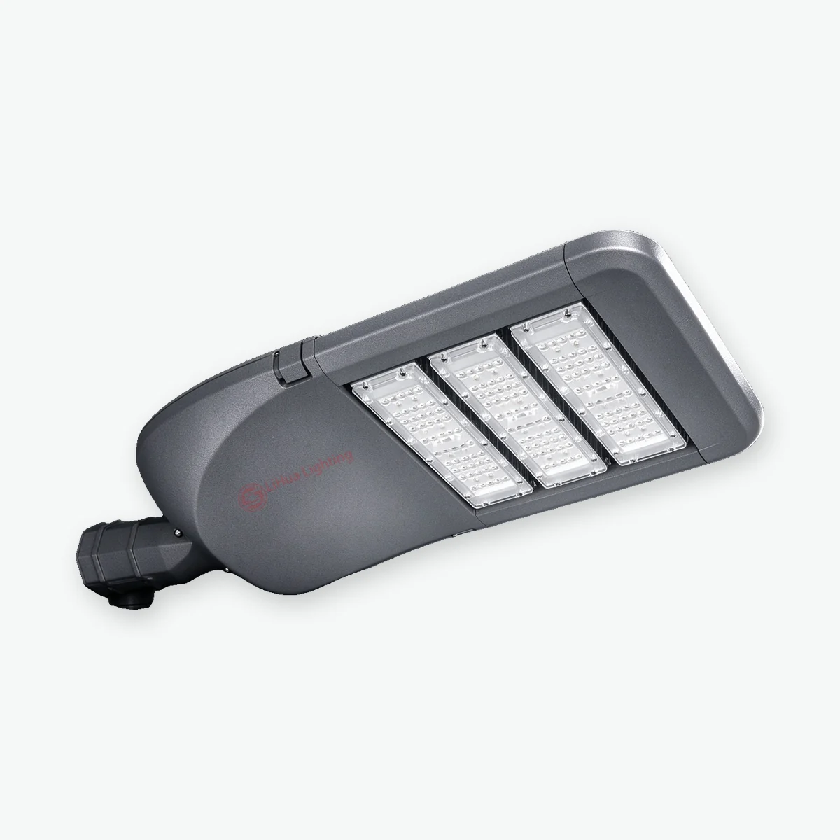 LH-RL403 3-module rounded LED street light, side view – LiHua Lighting