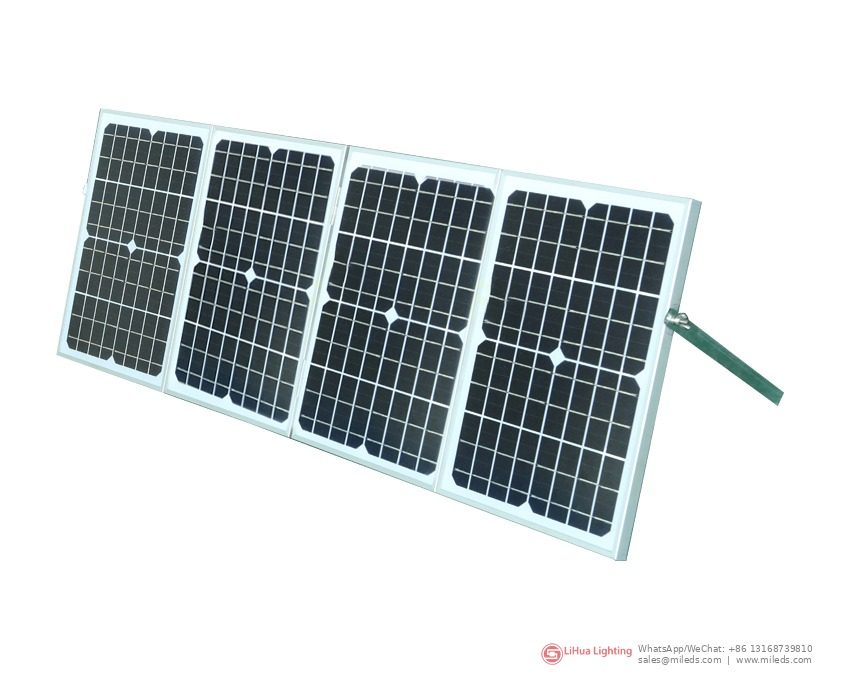 LH-SP-AL Aluminum-frame Folding Solar Panel (Custom Power) – LiHua Lighting
