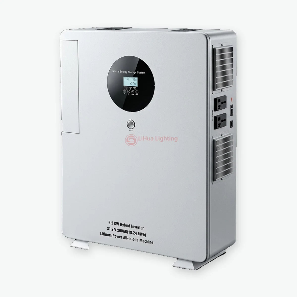 LH-YG10-6.2KW Wall-mounted All-in-One ESS 6.2kW Inverter + 10.24kWh LiFePO4 Battery – LiHua Lighting
