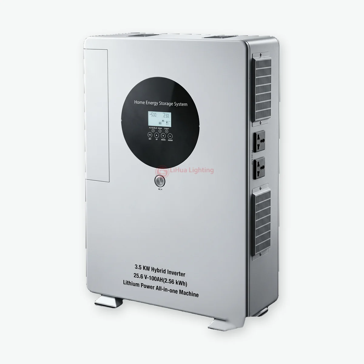 LH-YG2.5-3.5KW Wall-mounted All-in-One ESS 3.5kW Inverter + 2.56kWh LiFePO4 Battery – LiHua Lighting