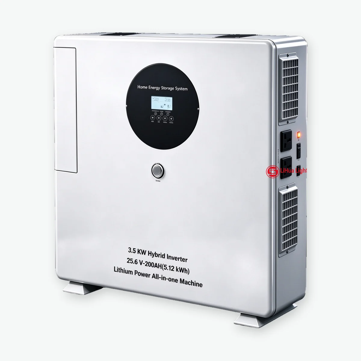 LH-YG5-3.5KW Wall-mounted All-in-One ESS 3.5kW Inverter + 5.12kWh LiFePO4 Battery – LiHua Lighting